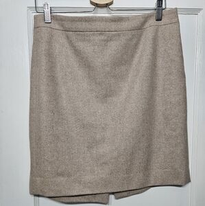J. Crew Classic Tan Pencil Skirt